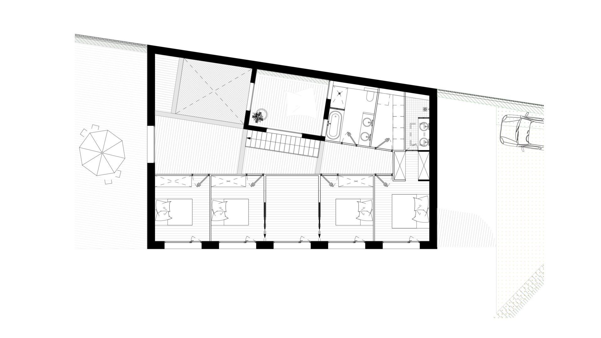 Plan de l'étage de la maison