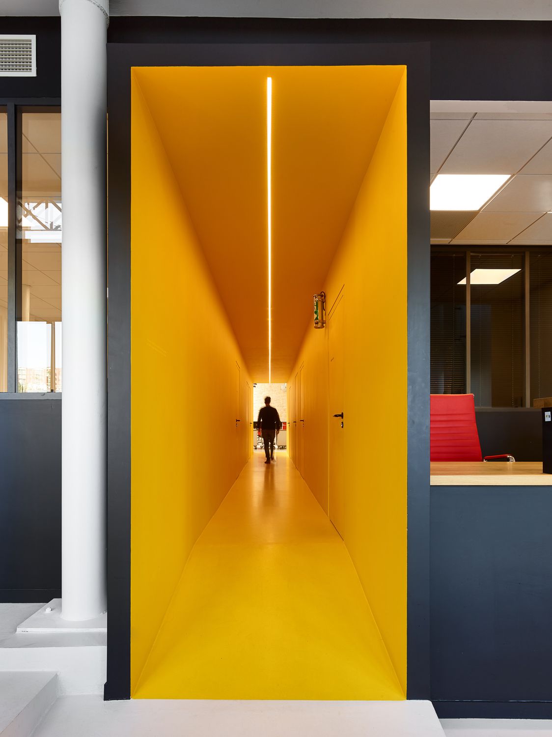 couloir jaune