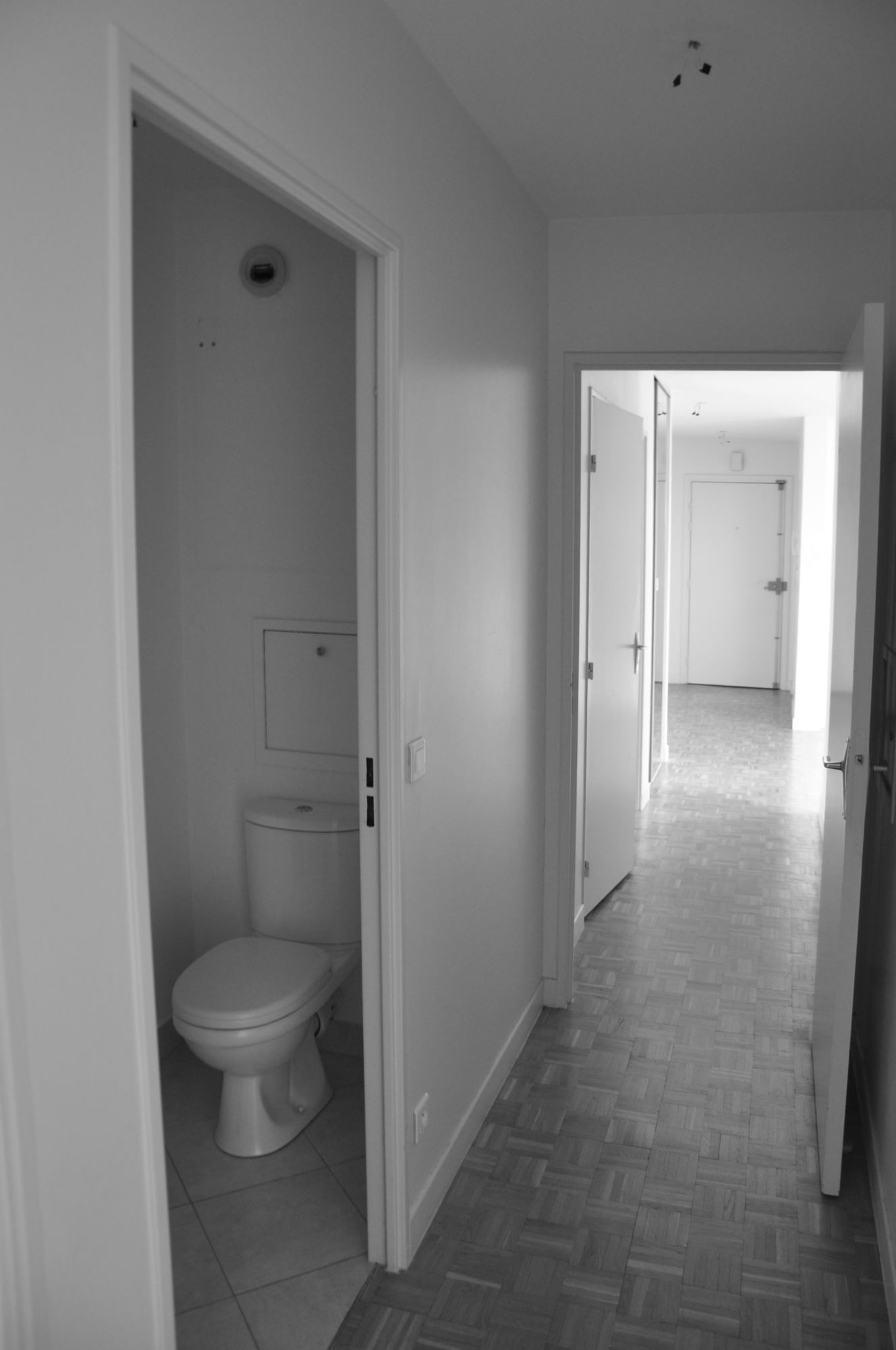 WC et couloir existant
